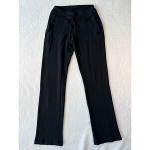 Athleta Endeavor Straight Leg Pant Women Size XXS Athleisure Loungewear Black